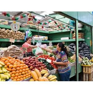  Fruit and Vegetable Stand in the Central Market, Mazatlan 