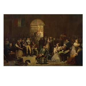 Call for the Last Victims of the Terror, after a painting by Charles 