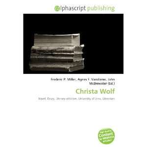  Christa Wolf (9786134108430) Books
