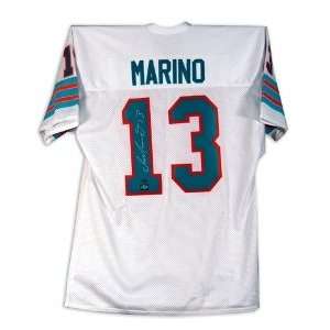  Dan Marino Signed White Custom Jersey