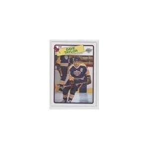  1988 89 O Pee Chee #46   Dave Taylor Sports Collectibles