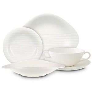  Villeroy and Boch Dune Lines Oval Deep Bowl 10 1/2 Inch 