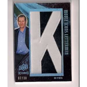 ED ONEILL 2008 ICONS LETTERMAN LIMITED TO 30