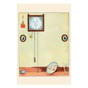 Clock and Plate by Eugene Field, 24x32