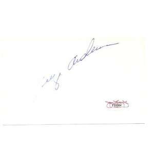  Sparky Anderson Autographed Picture   Rare George 3x5 