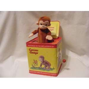   VINTAGE ANTIQUE 1970 CURIOUS GEORGE JACK IN THE BOX 
