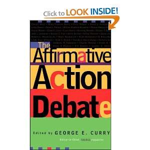 The Affirmative Action Debate George e. Curry 9780201479638  