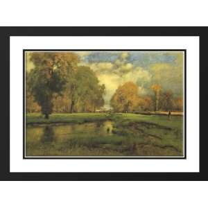 Inness, George 24x19 Framed and Double Matted October