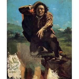 Hand Made Oil Reproduction   Gustave Courbet   32 x 40 inches   The 