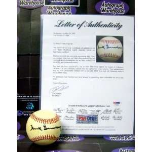 Hank Greenberg Autographed/Hand Signed Baseball (PSA Authenticated)