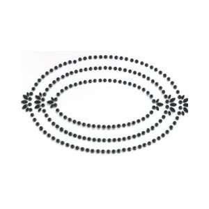  Heidi Swapp Bling Jewel Art Oval Stickers   3PK/Black 