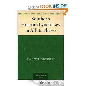   Law in All Its Phases Ida B. Wells Barnett  Kindle Store