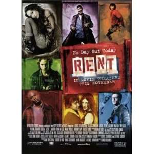 RENT Movie Poster Print   11 x 17   Idina Menzel, Taye Diggs, Rosario 