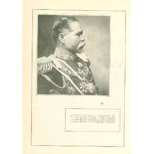  1923 Print Count Admiral G Yamamoto Premier of Japan 