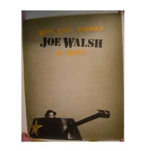 Joe Walsh Poster Rest Easy America Is Awake