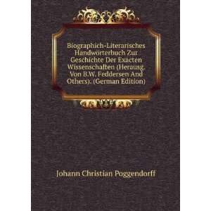   ). (German Edition) Johann Christian Poggendorff  Books