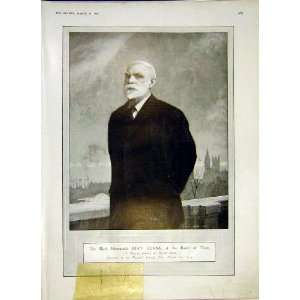  Portrait John Burns Trade Speed Painting Print 1914