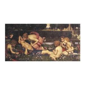 Awakening Of Adonis by John William Waterhouse. size 34 inches width 