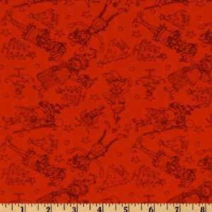  44 Wide Razzle Dazzle Tonal Toss Red Fabric By The Yard 