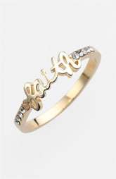 Ariella Collection Messages   Faith Script Ring ( Exclusive 