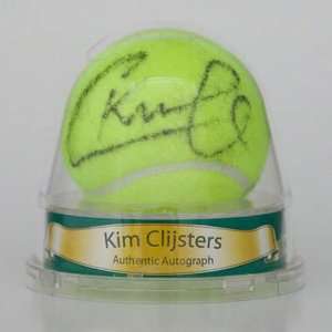  Kim Clijsters Autographed Tennis Ball