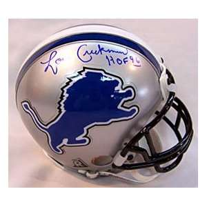  Lou Creekmur Autographed / Signed Detroit Lions Mini 