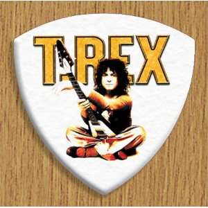  T Rex Marc Bolan 5 X Bass Guitar Picks Both Sides Printed 