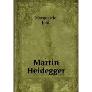  Martin Heidegger John Macquarrie Books