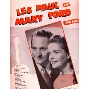   Paul and Mary Ford Song Folio [Songbook] Les & Ford, Mary Paul Books