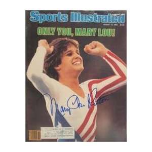  Mary Lou Retton autographed Sports Illustrated Magazine 