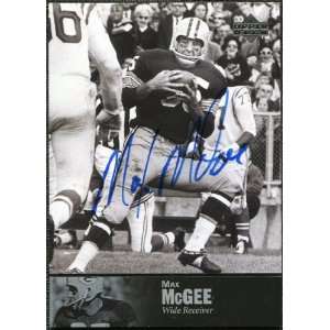   Upper Deck Legends Autographs #AL137 Max McGee Sports Collectibles