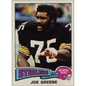  Mean Joe Greene Pittsburgh Steelers 1975 Topps #425 
