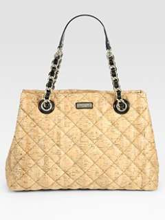 Kate Spade New York   Maryanne Quilted Cork & Patent Leather Tote Bag