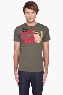 Diesel Green T jeb rs T shirt for men  