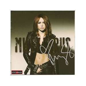 Miley Cyrus Cant Be Tamed Signed In person