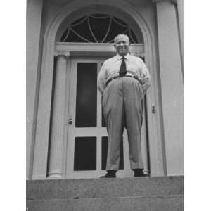  Nikita S. Khrushchev on Blair House Porch Photographic 
