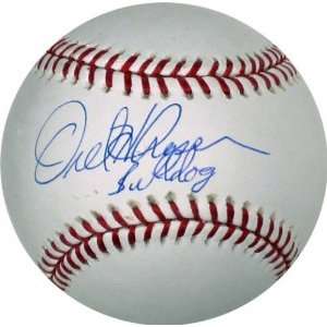 Orel Hershiser Autographed/Hand Signed Official MLB Baseball with 