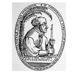 Philippus Aureolus Paracelsus, Woodcut from Paracelsus, Archidox 