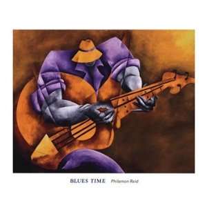  Philemon Reid Blues Time 32.00 x 26.00 Poster Print