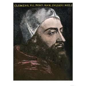 Pope Clement VII, Originally Named Giulio De Medici Premium Poster 