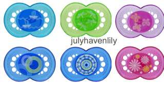 MAM CRYSTAL Silicone Pacifiers 6+m, 2 pk BPA FREE  