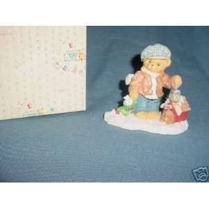   Teddies Figurine Rich The Boy with Dog House 