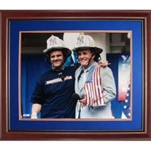 Rudy Giuliani Autographed (9/11 Tribute with Torre) Deluxe Framed 