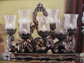 Tuscan Spanish Colonial Mexican Hacienda Style Decor CANDELABRA Candle 