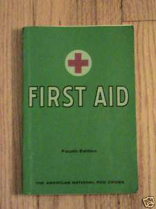 FIRST AID AMERICAN RED CROSS BOOK 4TH EDITION  