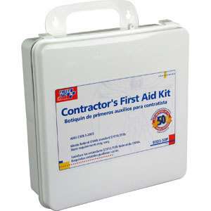 50 Person Contractor First Aid Kit (Plastic)  