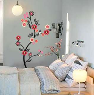 Flowering Tree Adhesive WALL STICKER Removable Decal  