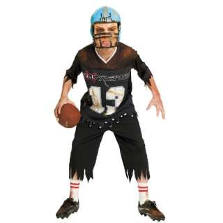 Boys Quarterback Attack Costume & Mask Football Player  