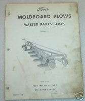 Ford Tractor 130 Series Plow Parts Catalog manual book  
