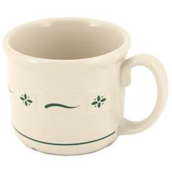 pcs HERITAGE GREEN Souper Mug and IVY Lid Longaberger new  